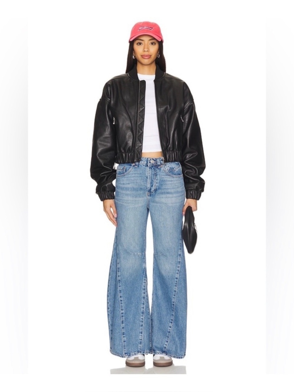 BNWT Free People We The Free Eden High Slouchy Wide Leg Jeans size 25 $148USD